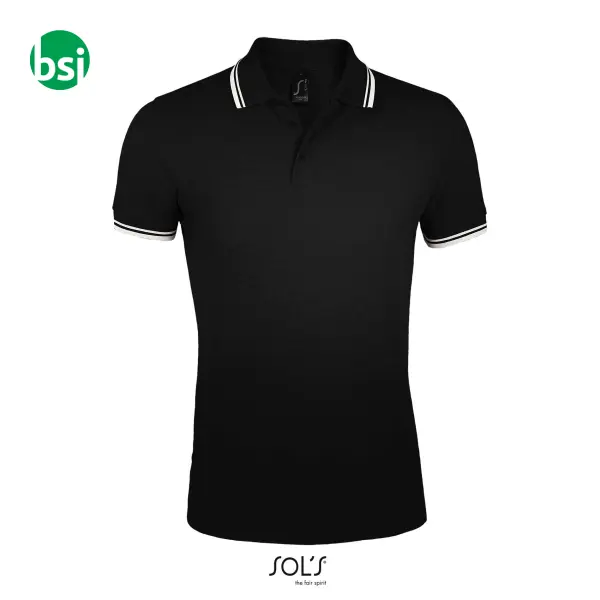Personalized men's polo PASADENA Sol's -  2