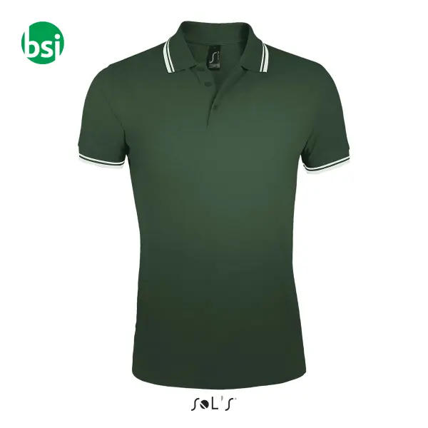 Personalized men's polo PASADENA Sol's -  4