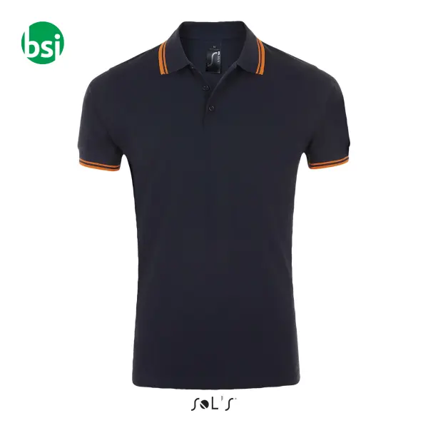 Personalized men's polo PASADENA Sol's -  5