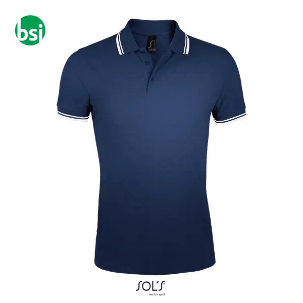 Personalized men's polo PASADENA Sol's -  6