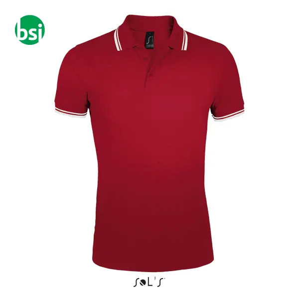 Personalized men's polo PASADENA Sol's -  11