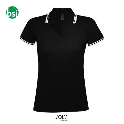 Customized women's polo PASADENA Sol's - Immagine 2