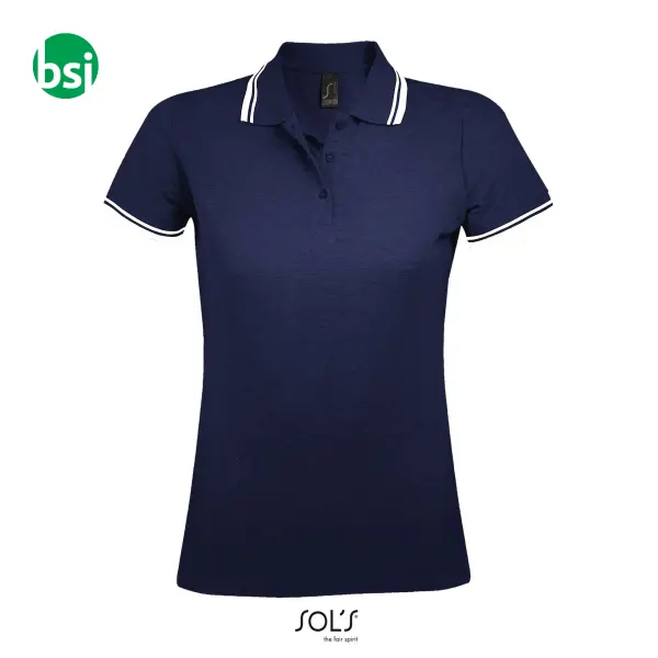 Customized women's polo PASADENA Sol's -  6
