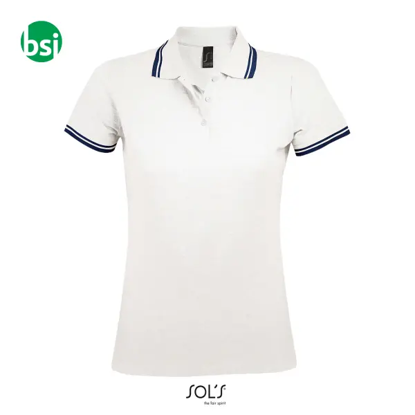 Customized women's polo PASADENA Sol's -  9