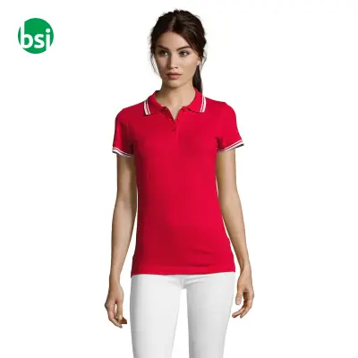 Customized women's polo PASADENA Sol's - Immagine 11