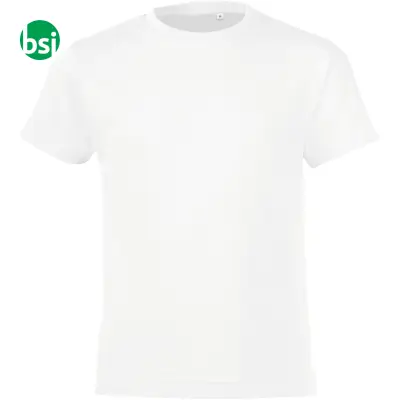 Personalized white kids' T-shirt REGENT FIT Sol's - Immagine 2
