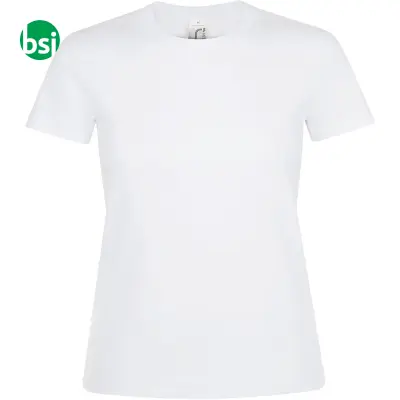 Customizable white women's T-shirt REGENT Sol's - Immagine 2