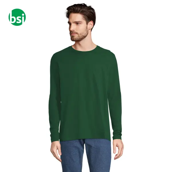 Customizable men's T-shirt IMPERIAL LSL Sol's -  2