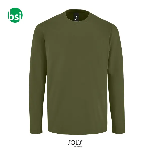 Customizable men's T-shirt IMPERIAL LSL Sol's -  5