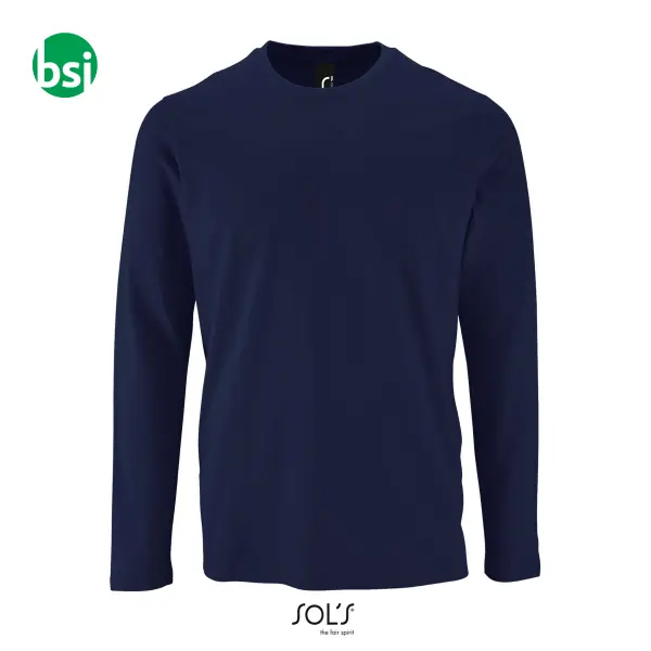 Customizable men's T-shirt IMPERIAL LSL Sol's -  6