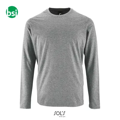 Customizable men's T-shirt IMPERIAL LSL Sol's - Immagine 7