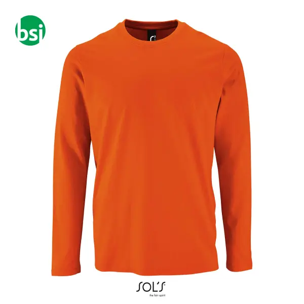 Customizable men's T-shirt IMPERIAL LSL Sol's -  9