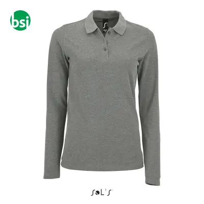 Personalized women's polo PERFECT LSL Sol's - Immagine 7