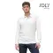 Customizable men's white polo PERFECT LSL Sol's - Anteprima 1