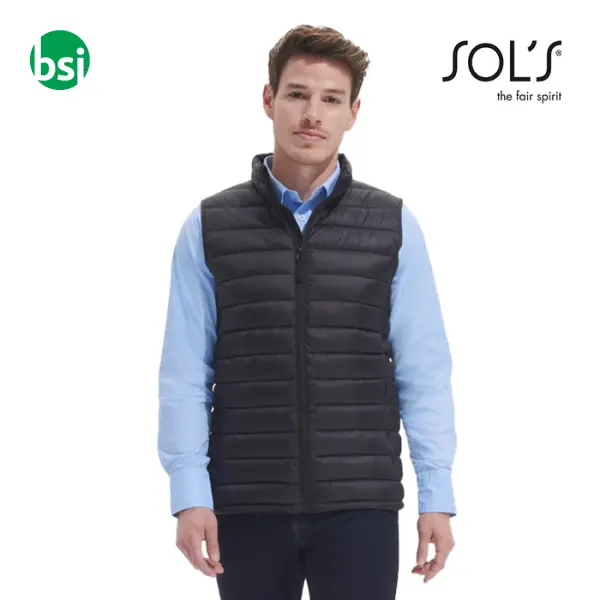 Personalized men's vest WILSON BW Sol's -  1