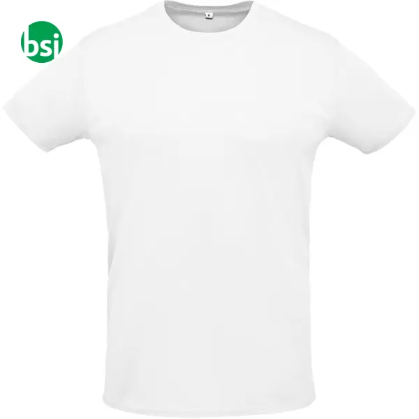 Unisex white T-shirt printed logo SPRINT Sol's -  2