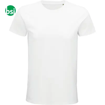 Customized white men's T-shirt PIONEER Sol's - Immagine 2