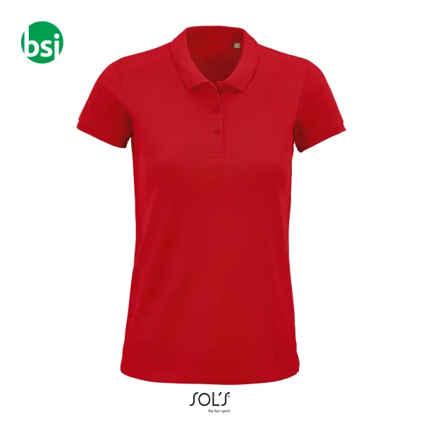 Customized women's polo PLANET Sol's -  14