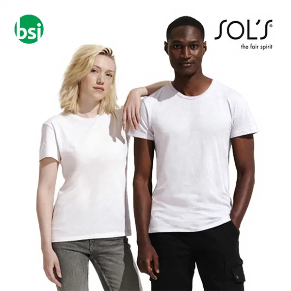 Customizable white T-shirt RE CRUSADER Sol's -  1