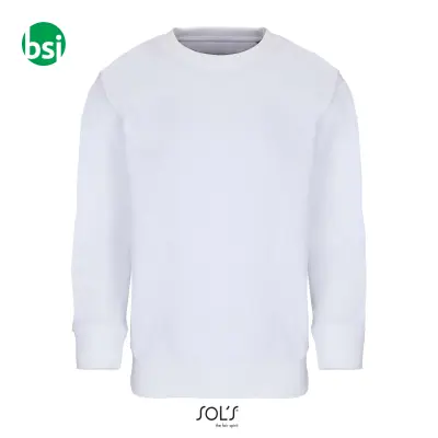 Personalized kids' white sweatshirt COLUMBIA Sol's - Immagine 2