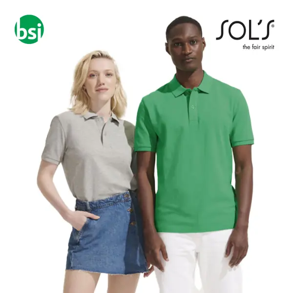 Printed logo custom polo PEGASE Sol's -  1
