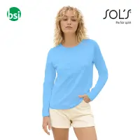 Printed logo women's T-shirt MONARCH Sol's