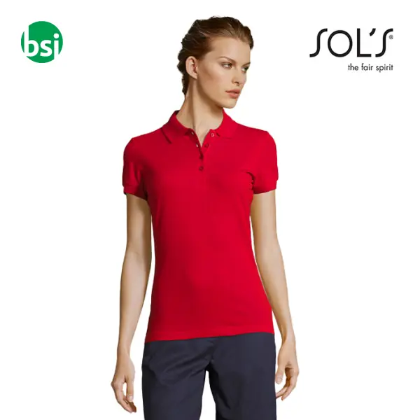 Customized women's polo PEOPLE Sol's -  1