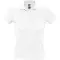 Customizable women's white polo PEOPLE Sol's - Anteprima 2
