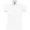 Printed logo women's white polo PASSION Sol's - Anteprima 2