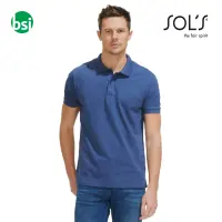 Printed logo men's polo PERFECT Sol's