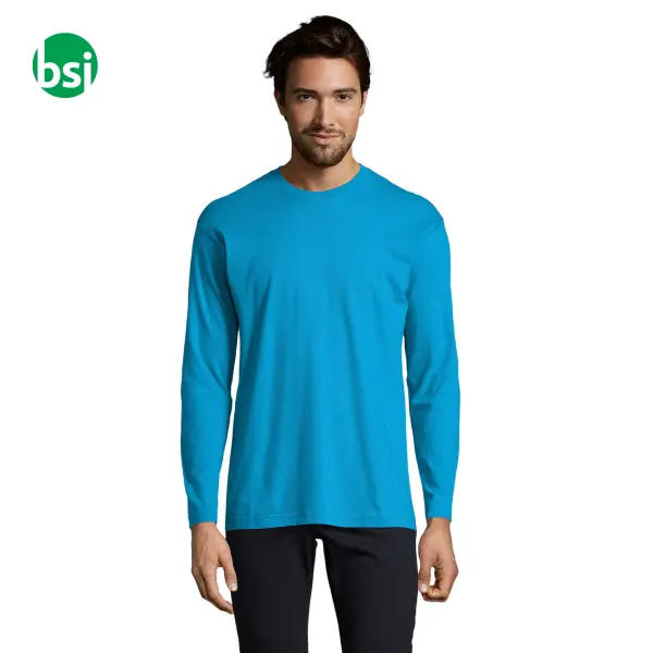 Printed logo men's T-shirt MONARCH Sol's -  2