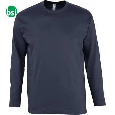 Printed logo men's T-shirt MONARCH Sol's - Immagine 8