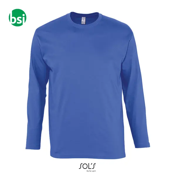 Printed logo men's T-shirt MONARCH Sol's -  11