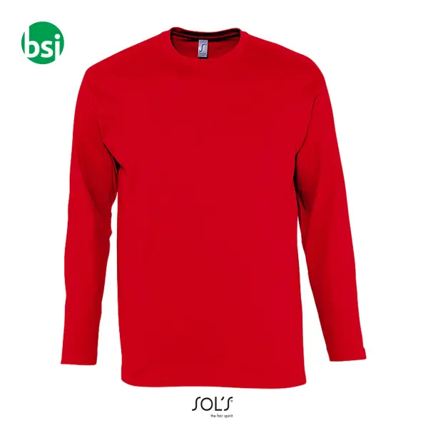 Printed logo men's T-shirt MONARCH Sol's -  12