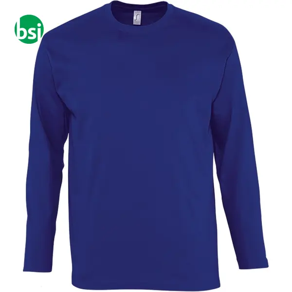 Printed logo men's T-shirt MONARCH Sol's -  13