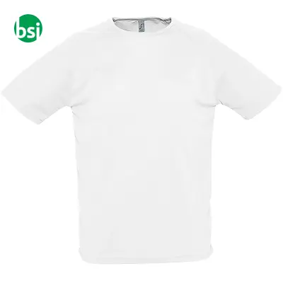 Customized men's white T-shirt SPORTY Sol's - Immagine 2