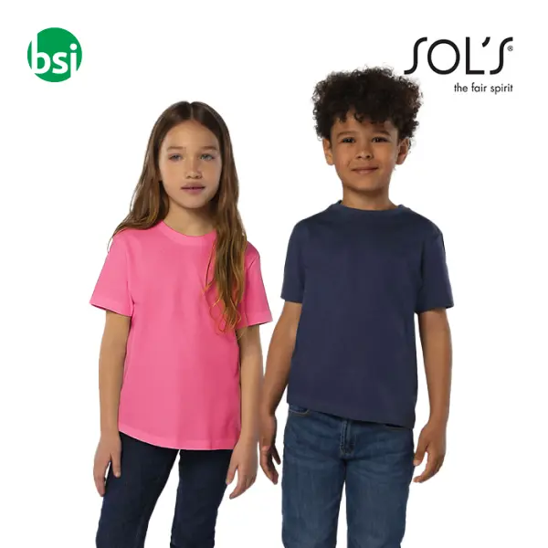 Printed logo kids' T-shirt REGENT Sol's -  1