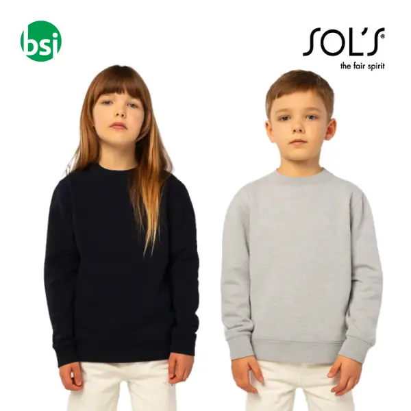 Personalized kids' sweatshirt NEW SUPREME Sol's -  1