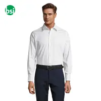Personalized men's white shirt BRIGHTON Sol's