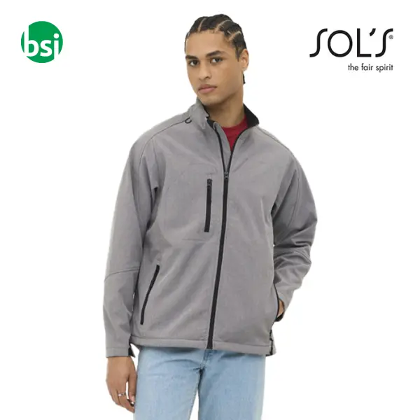 Customized men's jacket RELAX Sol's -  1