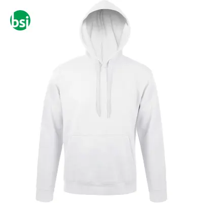 Customized white sweatshirt SNAKE HOOD Sol's - Immagine 2