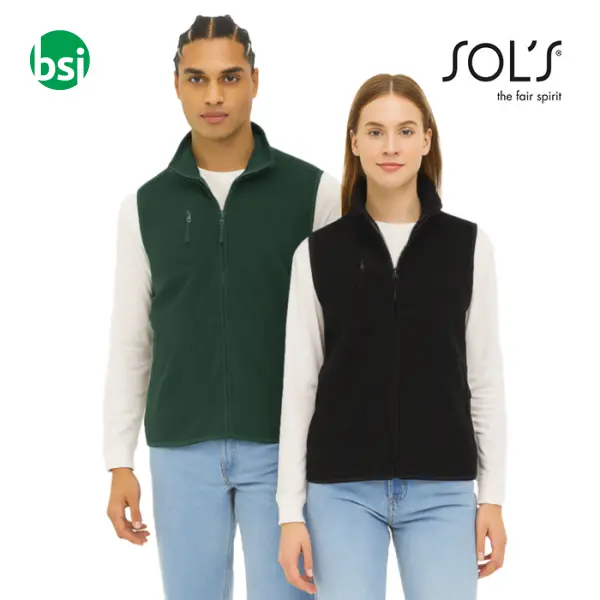 Printed logo unisex vest NORWAY Sol's -  1