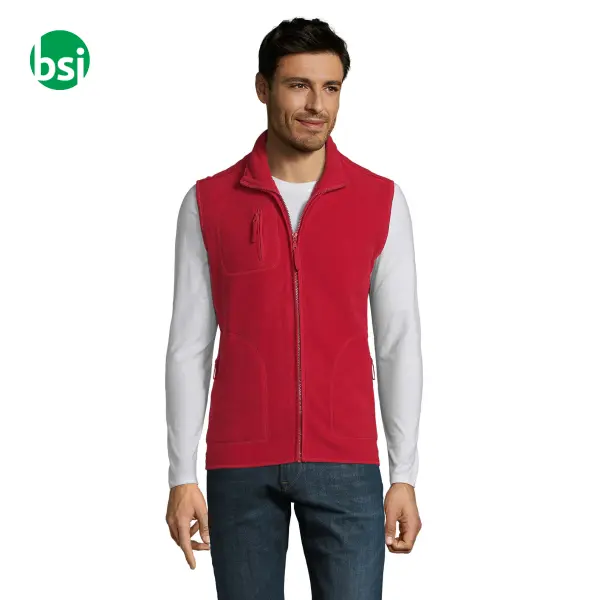 Printed logo unisex vest NORWAY Sol's -  7
