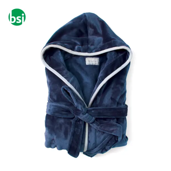 VINGA Louis luxury plush RPET robe size L-XL -  11