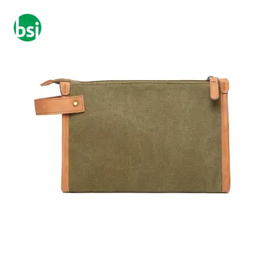 VINGA Bosler GRS recycled canvas toiletry bag - Immagine 2