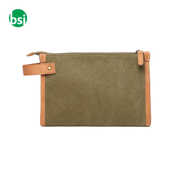 VINGA Bosler GRS recycled canvas toiletry bag -  2