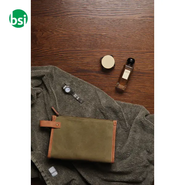 VINGA Bosler GRS recycled canvas toiletry bag -  5