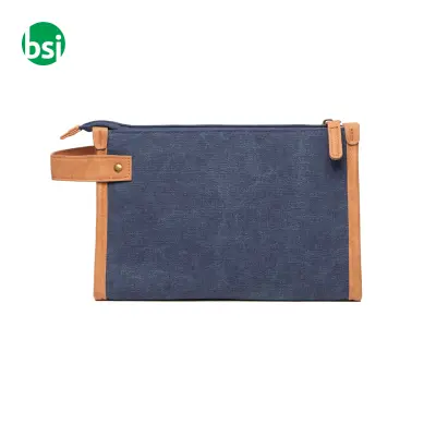 VINGA Bosler GRS recycled canvas toiletry bag - Immagine 9