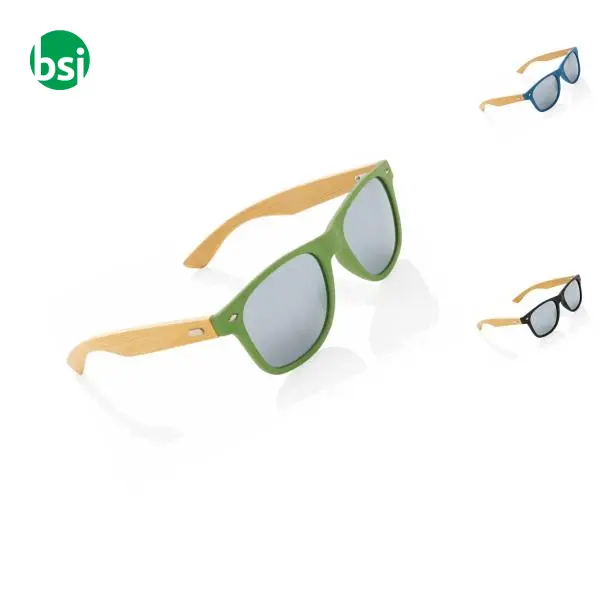 Bamboo and RCS recycled plastic sunglasses -  1