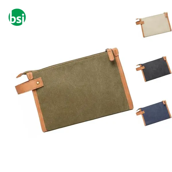 VINGA Bosler GRS recycled canvas toiletry bag -  1